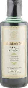 Khadi Natural Натуральное масло для волос "Шикакай" Ayurvedic Shikakai Hair Oil
