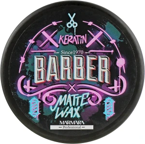 Marmara Помада для укладки волос Barber Keratin Matte Wax