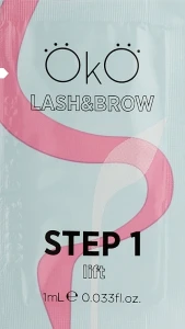 OkO Lash & Brow Step 1 Lift Засіб для ламінування вій і брів