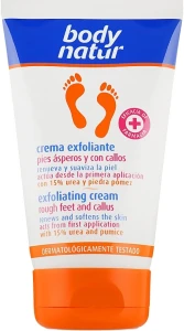 Body Natur Отшелушивающий крем для ног Exfoliating Cream