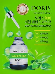 Doris Ампульная маска для лица с экстрактом зеленого чая Green Tea Essence Mask