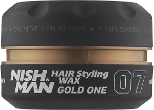 Nishman Воск для стилизации волос Hair Wax 07 Gold One, 500g