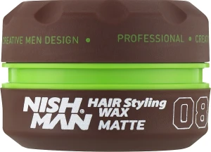 Nishman Воск для стилизации волос Hair Styling Wax 08 Matte