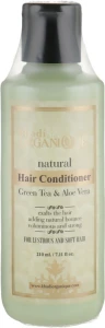 Khadi Organique Натуральный травяной аюрведический бальзам-кондиционер "Зеленый чай и Алоэ Вера" GreenTea Aloevera Hair Conditioner