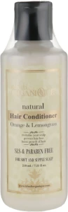 Khadi Organique Натуральний трав'яний аюрведичний бальзам-кондиціонер "Апельсин і лемонграс" без СЛС Orange Lemongrass Hair Conditioner