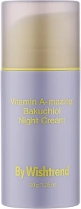 By Wishtrend Нічний крем для обличчя з ретинолом і бакучіолом Vitamin A-mazing Bakuchiol Night Cream