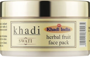 Khadi Swati Аюрведическая маска для лица с фруктами Ayurvedic Fruit Face Pack