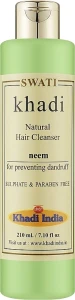 Khadi Swati Трав'яний шампунь від лупи "Нім" Natural Hair Cleanser Neem