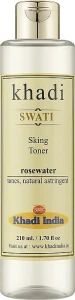 Khadi Swati Аюрведическое тонизирующее средство для кожи "Розовая вода" Natural Skin Toner Rosewater
