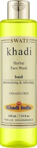 Khadi Swati Засіб для вмивання на травах "Базилік" Herbal Facewash Basil
