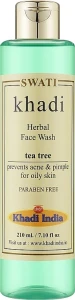 Khadi Swati Трав'яний засіб для вмивання "Чайне дерево" Herbal Facewash Tea Tree