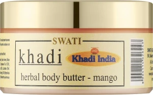 Khadi Swati Травяное масло для тела с манго Herbal Body Butter Mango