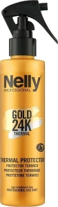 Nelly Professional Спрей для волос "Thermal Protector" Gold 24K Spray