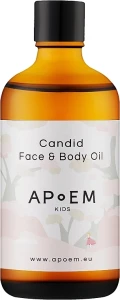 Apoem Дитяча олія для обличчя й тіла Kids Candid Face & Body Oil