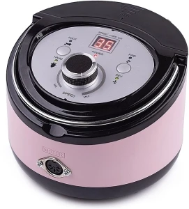 Nail Drill Фрезер для манікюру та педикюру ZS-606 Pink Professional на 65W/35000 об. + 6 покращених фрез