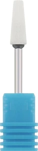 Nail Drill Фреза корундова "Усічений конус, подовжений", діаметр 4.5 мм, 45-29, біла