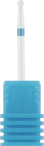 Nail Drill Фреза керамічна "Кулька" F06 15-14, синя насічка