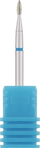 Nail Drill Фреза алмазна "Брунька" 257 016B, діаметр 1,6 мм, синя