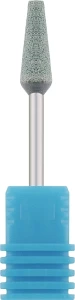 Nail Drill Фреза корундовая "Пуля большая удлиненная", диаметр 6.0 мм, 45-3, серая