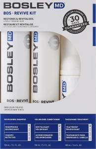 Bosley Набор для восстановления истонченных неокрашенных волос Bos Revive Kit (shm/150ml + cond/150 + treatm/100ml)