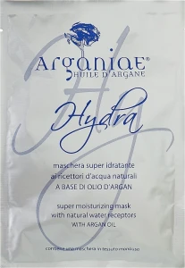 Arganiae Увлажняющая тканевая маска с натуральными рецепторами воды Huile D'Argane Hydra