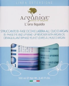 Arganiae Набір L'oro Liquido (toner/100 ml + cotton/pads/50 pcs)