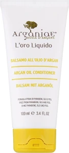 Arganiae Кондиционер для всех типов волос с аргановым маслом L'oro Liquido Conditioner With Argan Oil (туба)