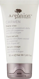 Arganiae Успокаивающая сыворотка для кожи лица, склонной к куперозу Carmen Face Serum