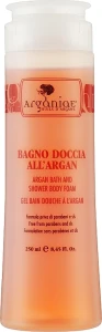 Arganiae Гель для ванны и душа с аргановым маслом алоэ и овсом L'oro Liquido Argan Oil Bath And Shower Body Foam