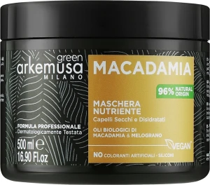 Arkemusa Green Живильна маска для сухого волосся з макадамією Macadamia Hair Mask