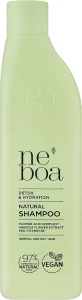 Neboa Зволожуючий та зміцнюючий шампунь для нормального та жирного волосся Detox & Hydration Natural Shampoo