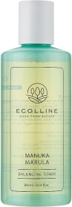Ecolline Балансувальний тонер для обличчя з медом манука та олією марули Manuka Marula Balancing Toner