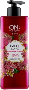 LG Household & Health Гель для душа парфюмированный On the Body Sweet Love