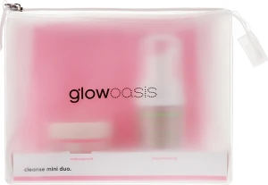 Glowoasis Набор для ухода за лицом Cleanse Mini Duo Skin Care Set (balm/15ml + foam/30ml + case)
