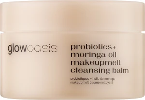 Glowoasis Очищающий бальзам для лица "Пробиотики + моринговое масло" Probiotics + Moringa Oil Makeupmelt Cleansing Balm