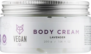 Vegan Fox Крем для тіла "Лаванда" Lavender Body Cream