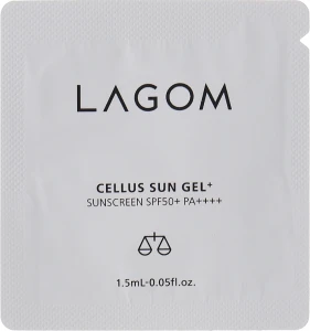 Lagom Сонцезахисний гель Cellus Sun Gel+ SPF50+ PA+++ (пробник)