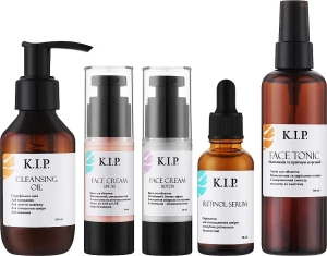 K.I.P. Набір Set (oil/100ml + tonic/100ml + serum/30ml + cr/2*30ml)