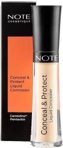 Note Conceal & Protect Liquid Concealer Жидкий консиллер для лица
