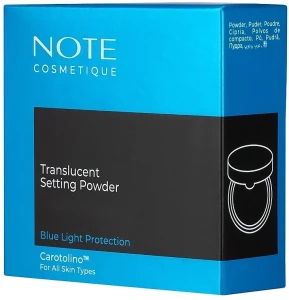 Note Напівпрозора пудра для обличчя Translucent Setting Powder
