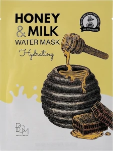 Beauty of Majesty Зволожувальна маска з медом і молоком Honey And Milk Water Mask Hydrating