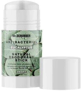 Mr.Scrubber Антибактеріальний дезодорант з ефірною олією евкаліпта "Antibacterial Eucalyptus" Natural Deodorant Stick