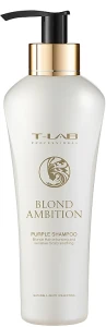T-LAB Professional Шампунь для корекції кольору й відновлення Blond Ambition Purple Shampoo
