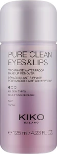 Kiko Milano Pure Clean Eyes & Lips Двофазна рідина для зняття макіяжу з очей і губ