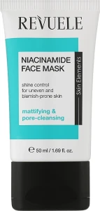Маска для обличчя з ніацинамідом - Revuele Niacinamide Face Mask, 50 мл
