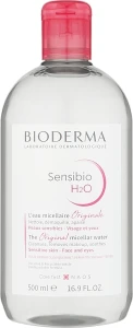Міцелярна рідина - Bioderma Sensibio H2O Micellaire Solution, 500 мл
