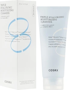 CosRX Увлажняющая пенка для умывания Hydrium Triple Hyaluronic Moisture Cleanser