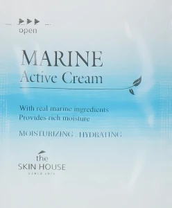 The Skin House Увлажняющей крем с керамидами Marine Active Cream (пробник)