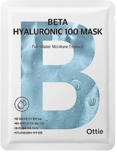 Ottie Тканинна зволожувальна маска Beta Hyaluronic 100 Mask