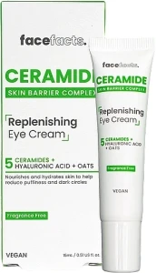 Face Facts Восстанавливающий крем для кожи вокруг глаз с керамидами Ceramide Replenishing Eye Cream